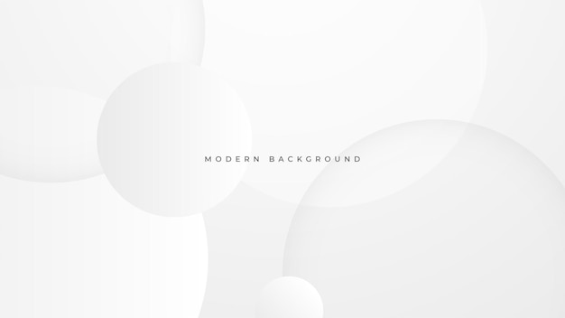 Abstract white and gray modern background Vector Illustration