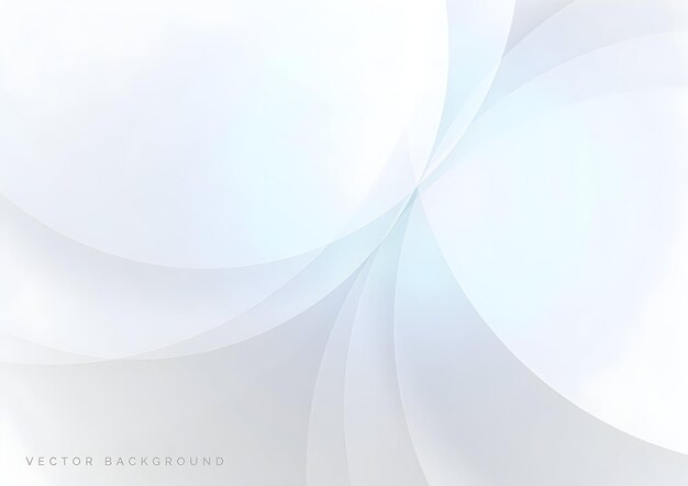 Abstract white curve background design