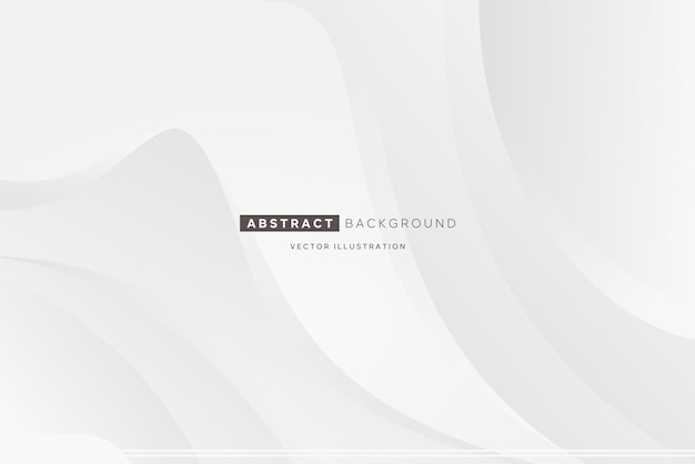 Abstract white gradient color curve background