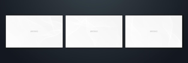 Abstract white grey minimal simple colorful background Vector abstract graphic design banner pattern presentation background web template
