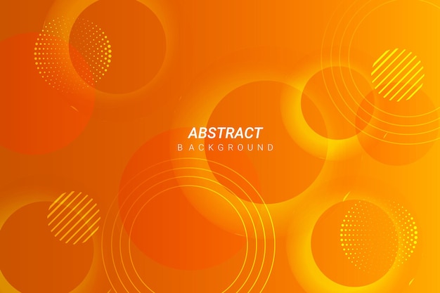 Abstract yellow and orange geometric background