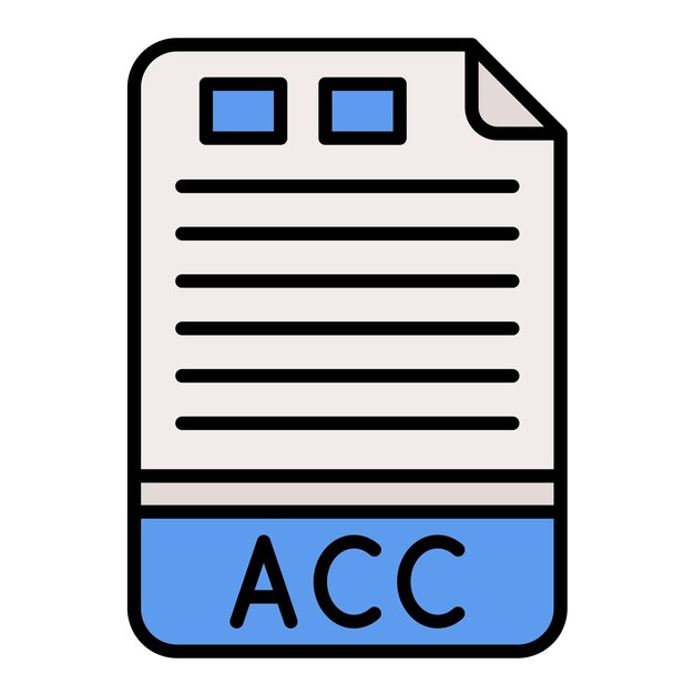 ACC Flat Illustration