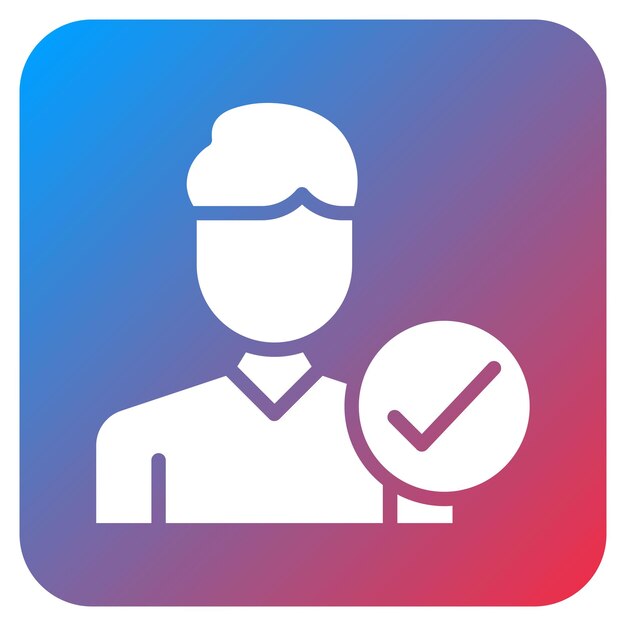 Accepting icon vector image Can be used for Human Emotions