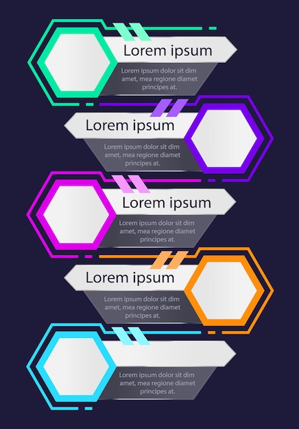 access to technology infographic chart design template. abstract infochart with copy space. instructional graphics with 5 step sequence. visual data presentation. myriad pro-regular font used