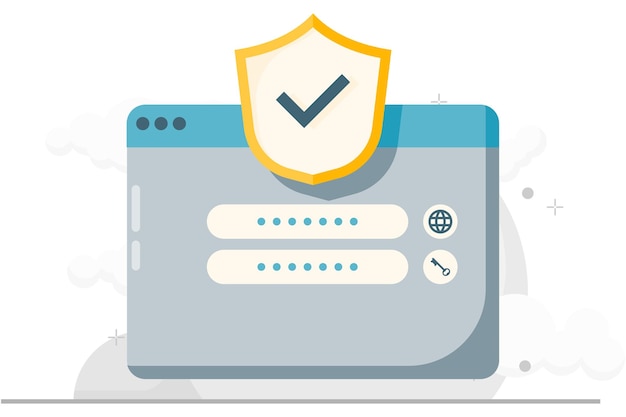 account login process security concept social media account login process