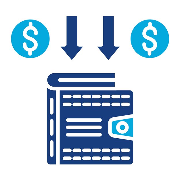 Account Receivable Duotone Illustration