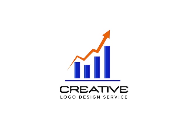 Accounting Finance Logo or Economic Growth Logo