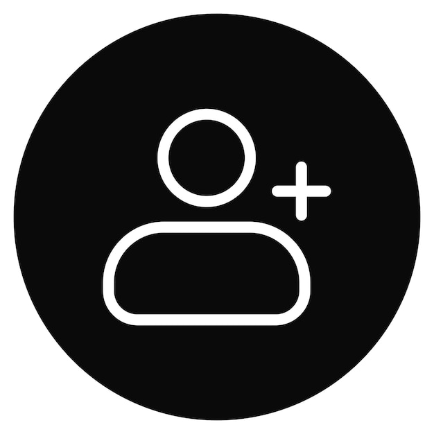 Add User icon vector image Can be used for UI
