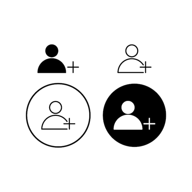 adding a new user or contact icon