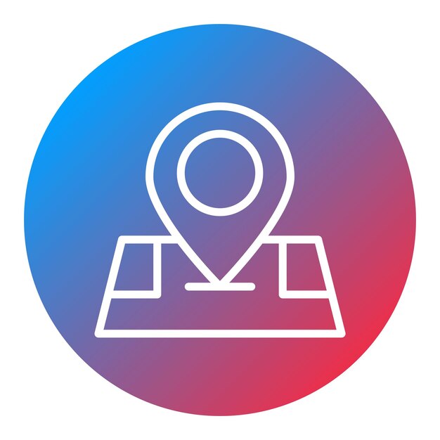 Address icon vector image Can be used for Contact Us