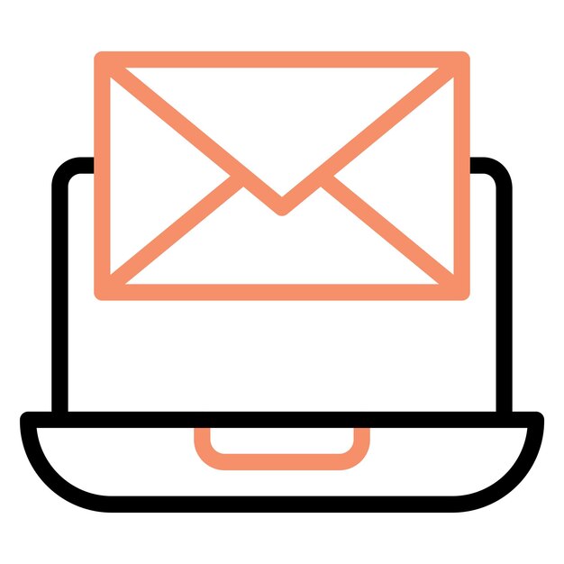 Advertising Message vector icon illustration of Digital Marketing iconset
