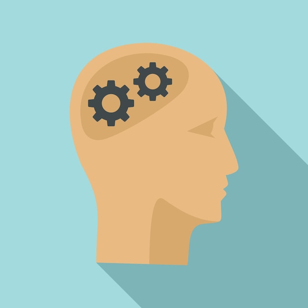 Advertising thinking icon Flat illustration of advertising thinking vector icon for web design