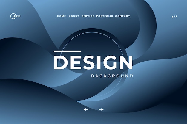 Aesthetic Blue Abstract Background Perfect for Web Development Advertising Campaigns and Engaging