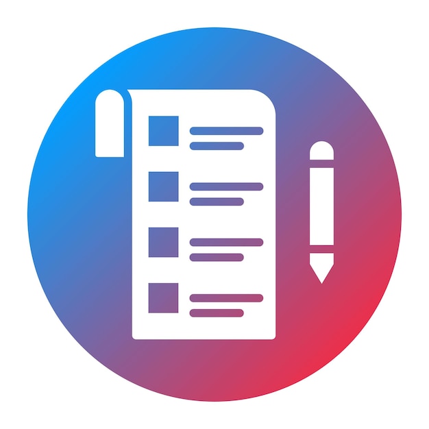 agenda icon vector image can be used for business meeting
