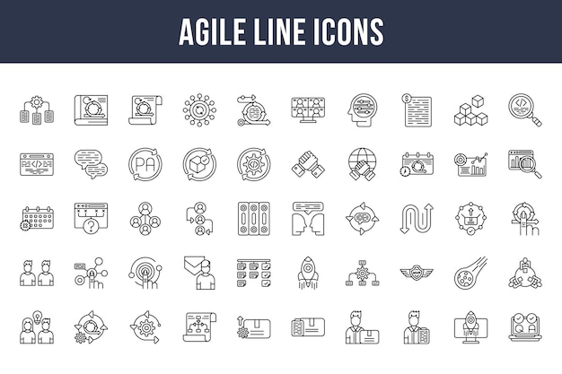 Agile Line Icons