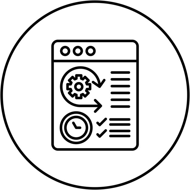 Agile Software Development icon vector image Can be used for No Code