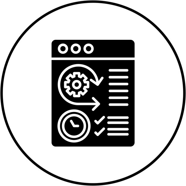 agile software development icon vector image can be used for no code