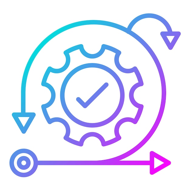 agility vector icon can be used for action plan iconset