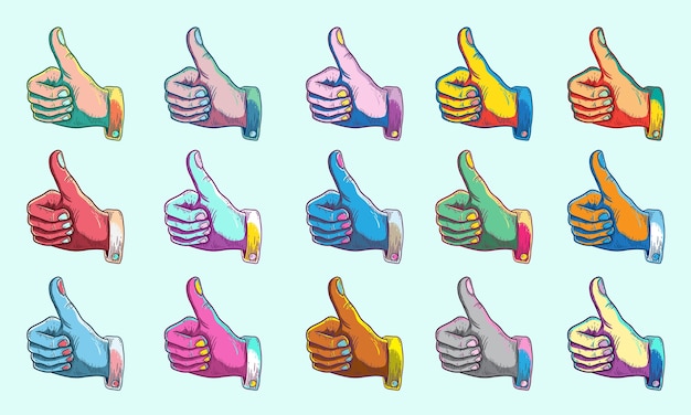 agreement thumbs up symbol concept