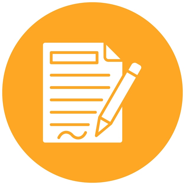 Agreement Vector Illustration Style