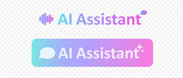 ai robot and assistant logo or icon artificial intelligence neuronetwork for voice voice artific