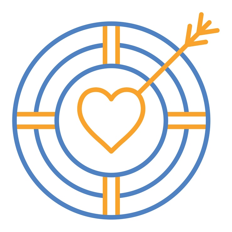 Vector aim icon