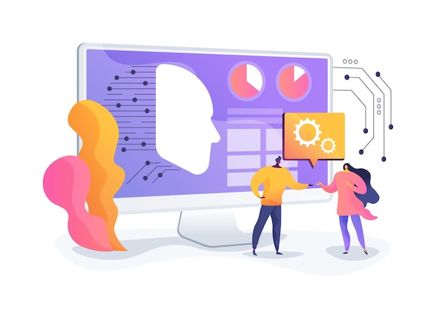 AIPredictive Employee Retention abstract concept vector illustration