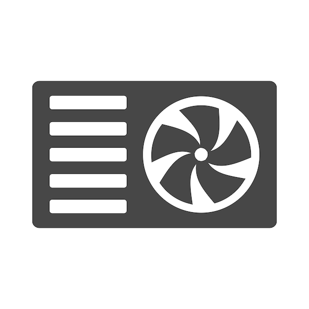air conditioning icon design vector template
