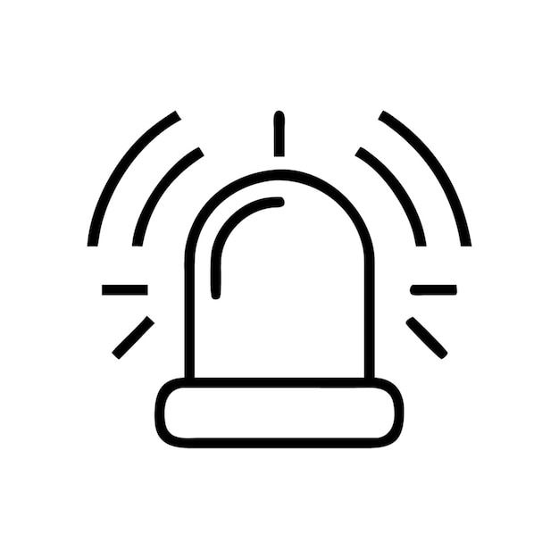 alarm icon cartoon vector