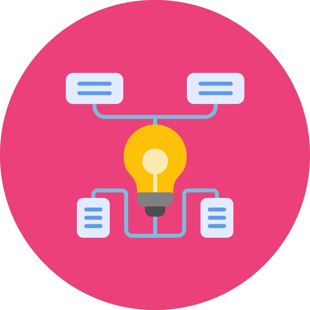 Algorithm Flat Illustration