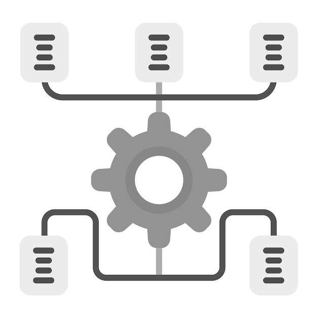 Algorithm icon vector image Can be used for Computer Programming