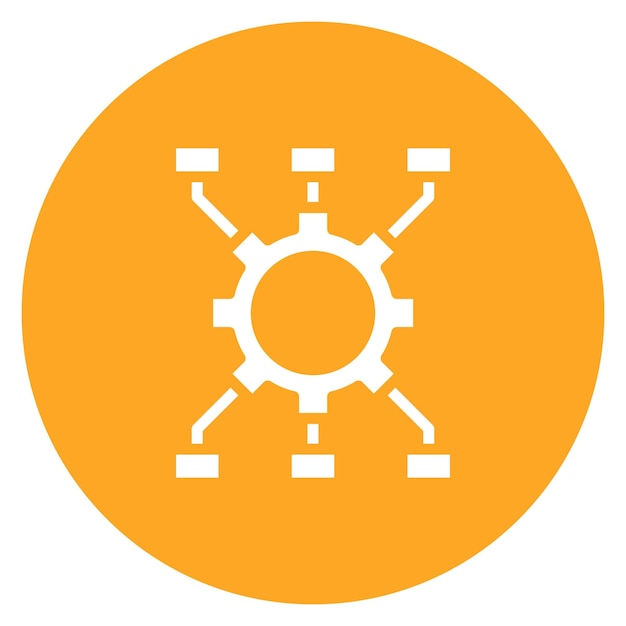 Algorithm icon vector image Can be used for Data Science