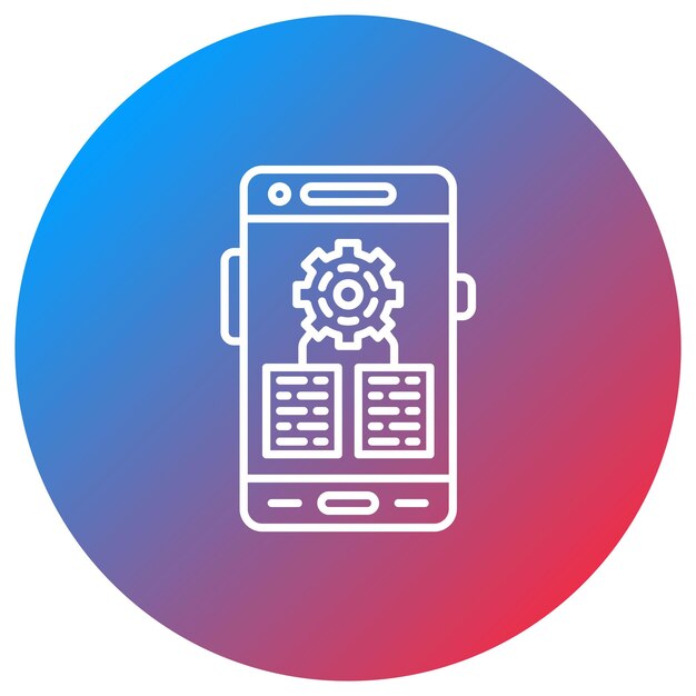 Algorithm icon vector image Can be used for Mobile App Development