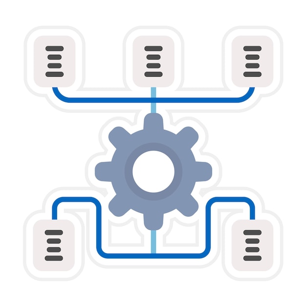 algorithm vector icon can be used for computer programming iconset