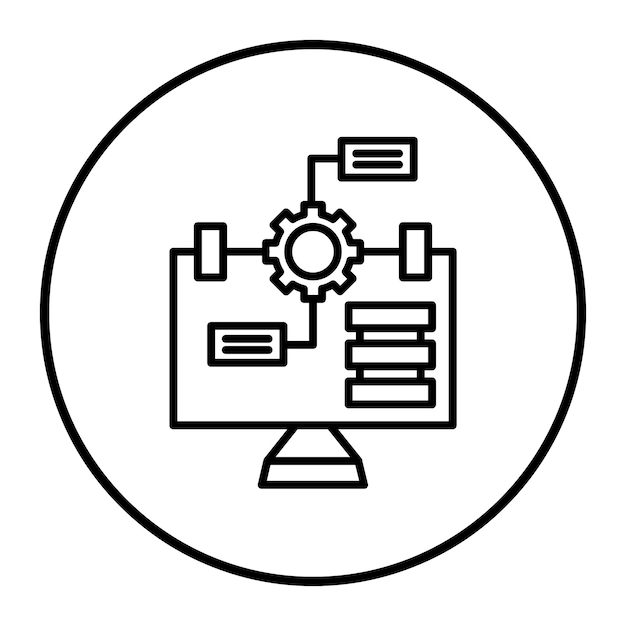 algorithm vector illustration