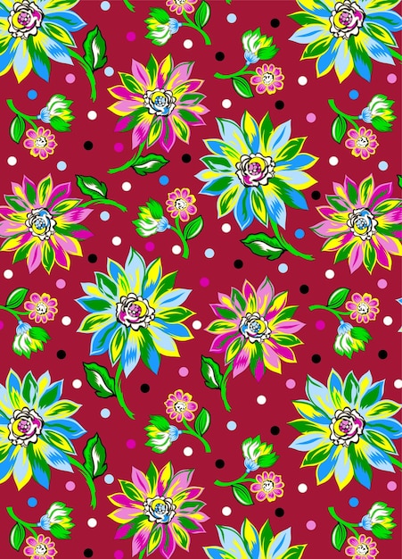 Allover textile design a seamless pattern abstract background fabric print
