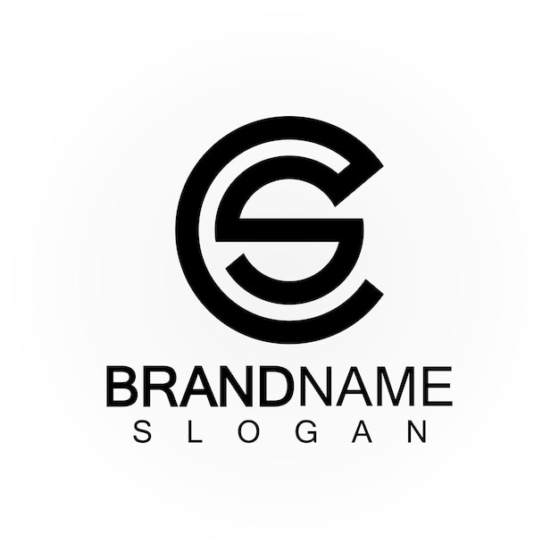 alphabet letters monogram logo csscs and c elegant and professional letter icon design