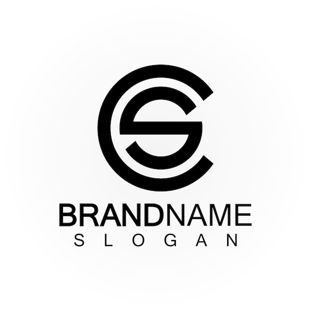 alphabet letters monogram logo csscs and c elegant and professional letter icon design