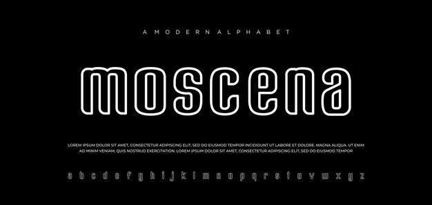 alphabet line letters font Elegant awesome