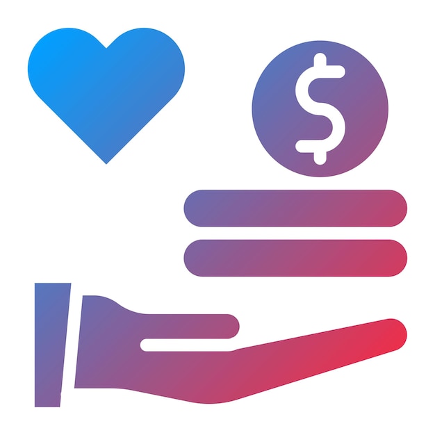Altruism icon vector image Can be used for Core Values