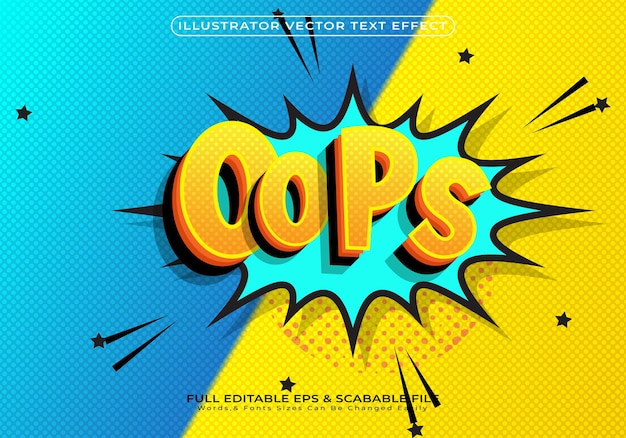 amazing 3d style editable text effect template