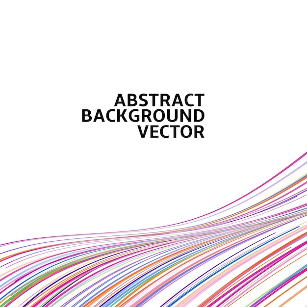 Amazing linear thread abstract white vector background template backdrop space design for posters flyers covers presentations business cards Vector Illustration