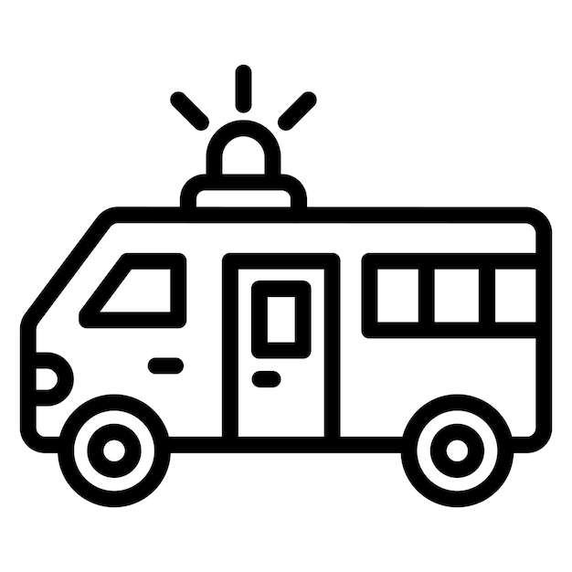 ambulance icon vector image can be used for rescue and response