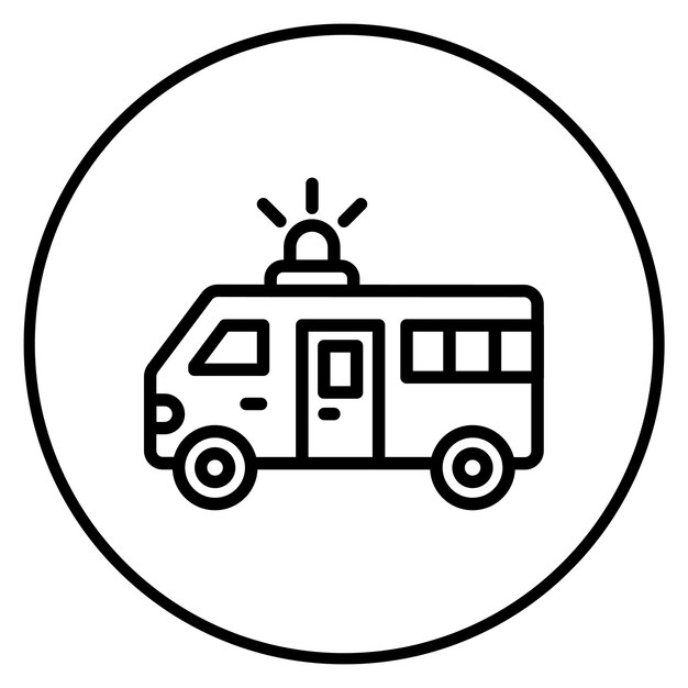 ambulance icon vector image can be used for rescue and response