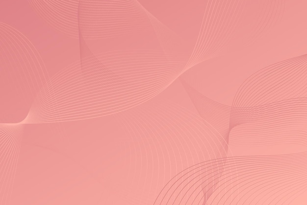 An abstract background featuring pink hues and wavy lines