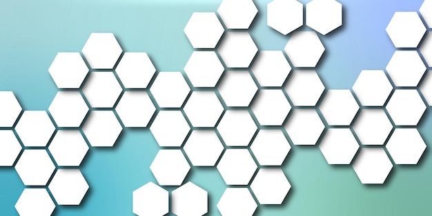 An abstract background of geometric patterns in soft pastels featuring interlocking hexagons