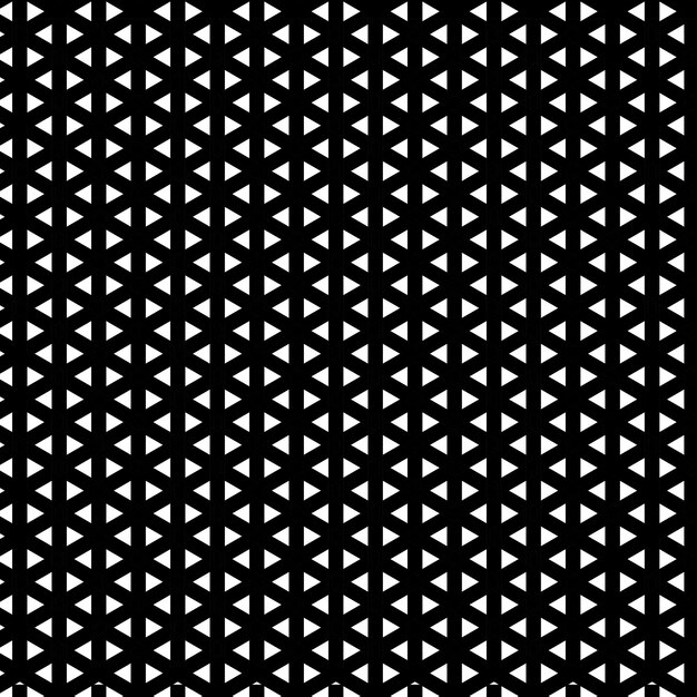An abstract geometric fashion pattern Black and white seamless pattern