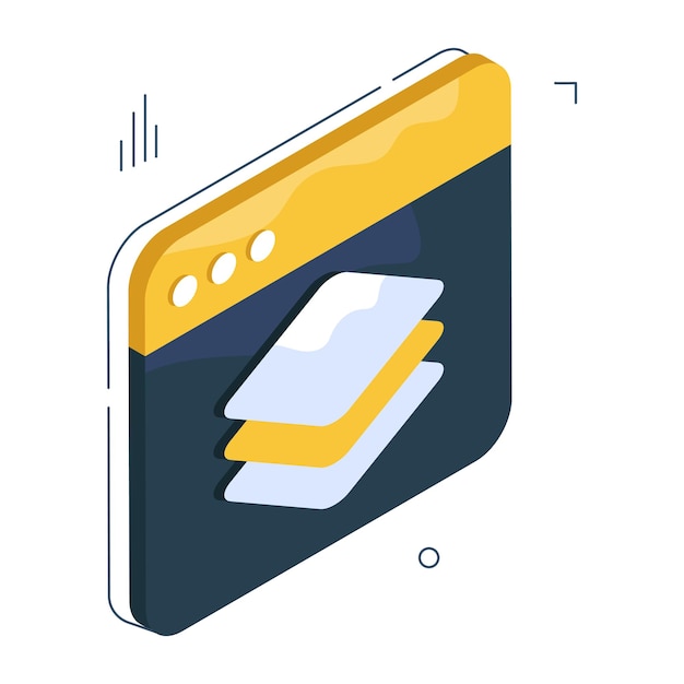 an editable design icon of online layers