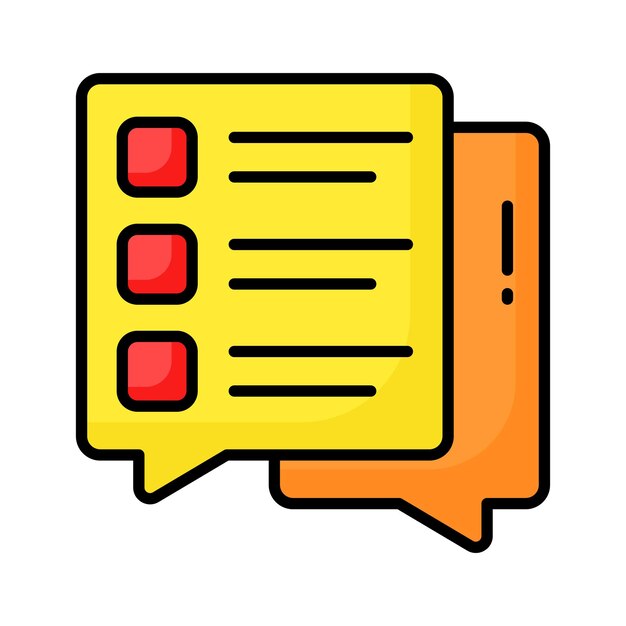 An icon of digital checklist in modern style ready to use vectors