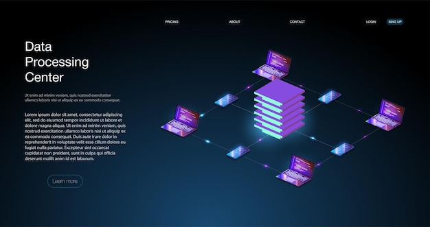 Analysis trends and software development coding process concept. Programming, testing cross platform code Isometric digital protection mechanism, system privacy.